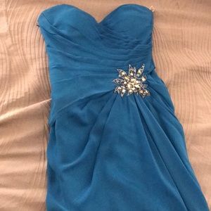 Blue Prom Long Dress